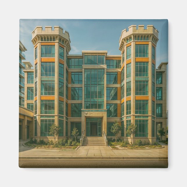 Crystal Citadel Castle Magnet (Framsidan)