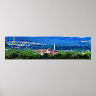 Crystal City, Corning, NY Poster