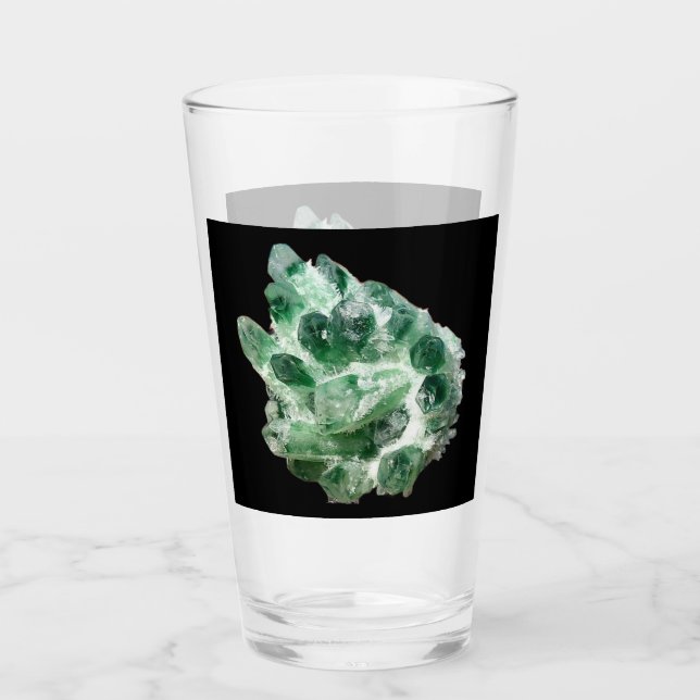 Crystal Cluster Sten Glaskopp (Framsida)