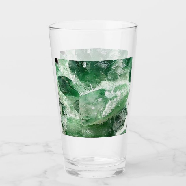 Crystal Cluster Sten Glaskopp (Framsida)