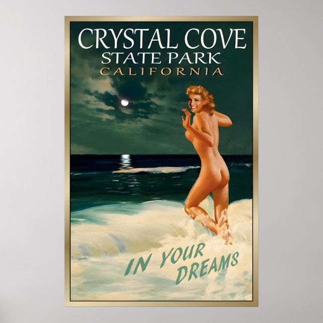 CRYSTAL COVE CA - Original Marilyn Monroe Resa Poster (Framsidan)