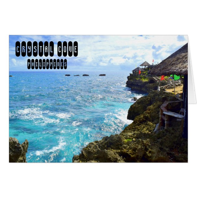 Crystal Cove Hälsningskort (Framsidan Horizontal)
