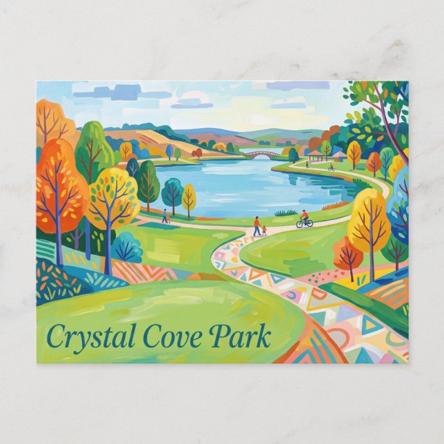 Crystal Cove Park USA Vykort (Framsida)
