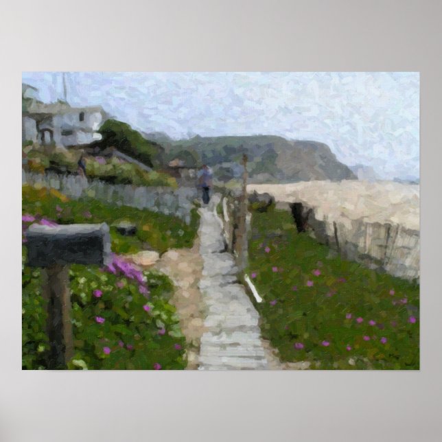 "Crystal Cove Walkway" Poster (Framsidan)