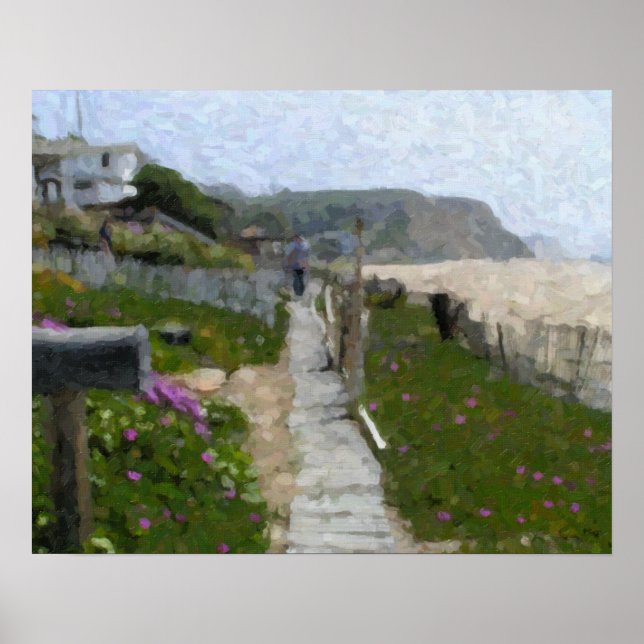 "Crystal Cove Walkway" Poster (Framsidan)