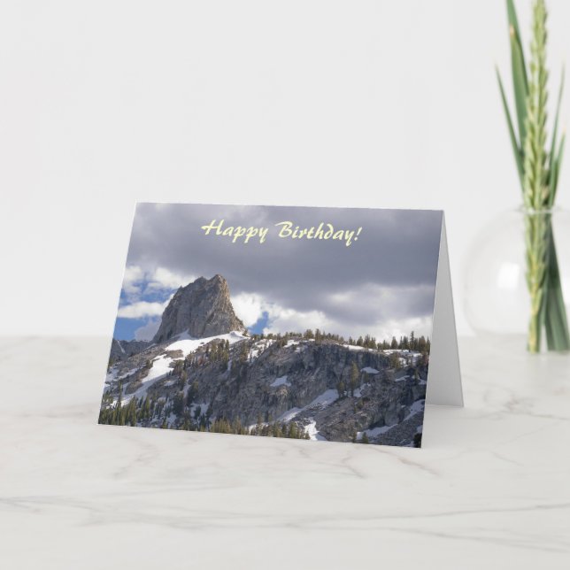Crystal Crag Birthday Card Kort (Framsida)
