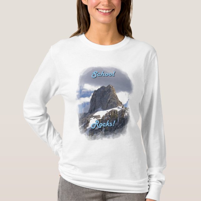 Crystal Crag School Sten! Tshirt 2 T-shirt (Framsida)
