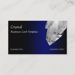 Crystal Crystal Sten Reiki Crystals Visitkort