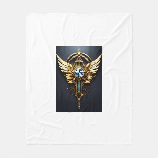 Crystal Diamond Eagle Fleecefilt (Framsidan)