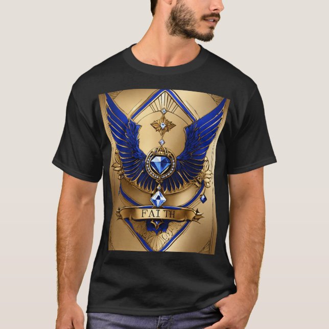 Crystal Diamond Faith T-Shirt - mousserande design (Framsida)
