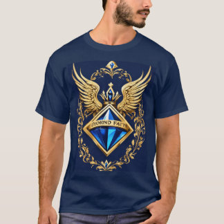Crystal Diamond Faith T-Shirt - mousserande design