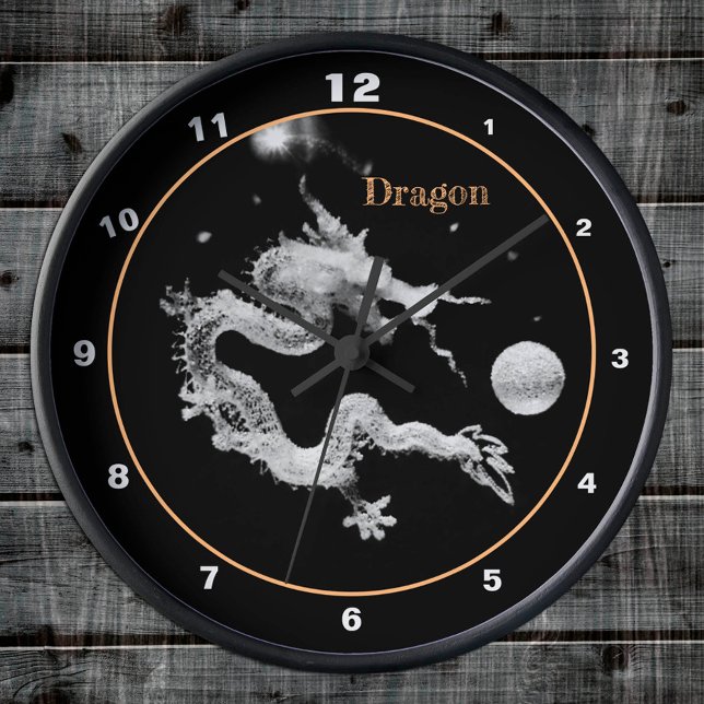 Crystal Dragon & Dragons Lore /Birth of the Dragon Rund Klocka (Skapare uppladdad)