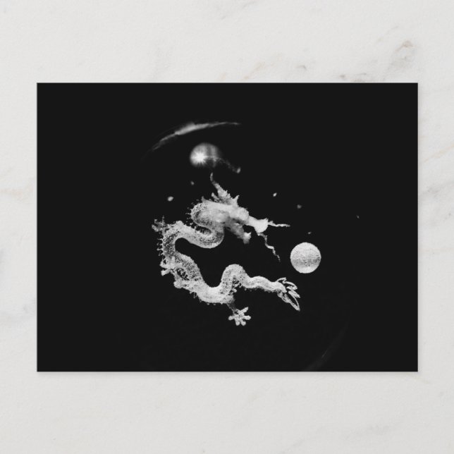 Crystal Dragon, Fantasy-varelser Vykort (Framsida)