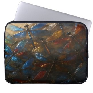 Crystal Dragonflies Laptop Sleeve