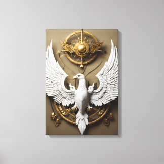 Crystal Eagle Canvas Art – Vildandens starka varel