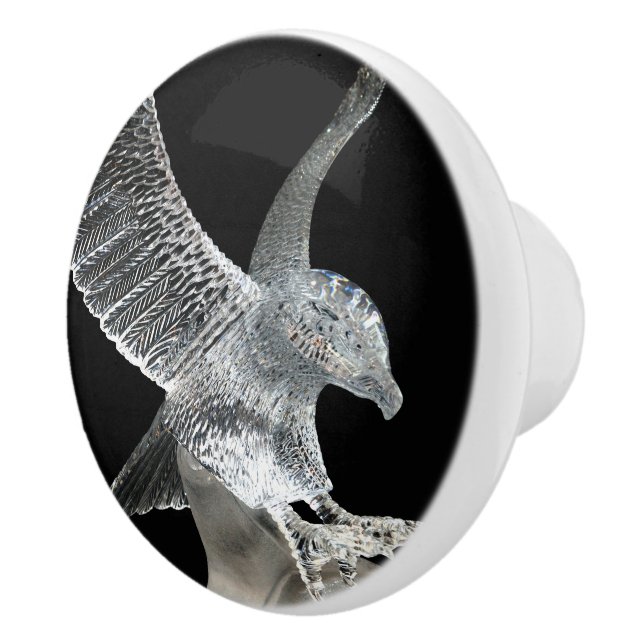 Crystal Eagle Ceramic Knob Knopp (Höger)