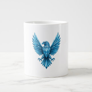 Crystal Eagle Emblem - Frihets- och Ambit-symbol Jumbo Mugg