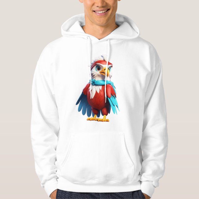 Crystal Eagle Emblem Hoodie (Framsida)