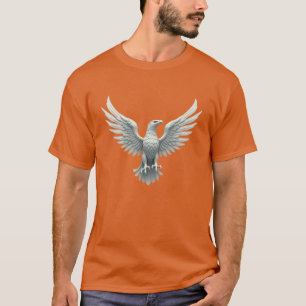 Crystal Eagle Emblem - Majestic Symbol of Triumph T Shirt