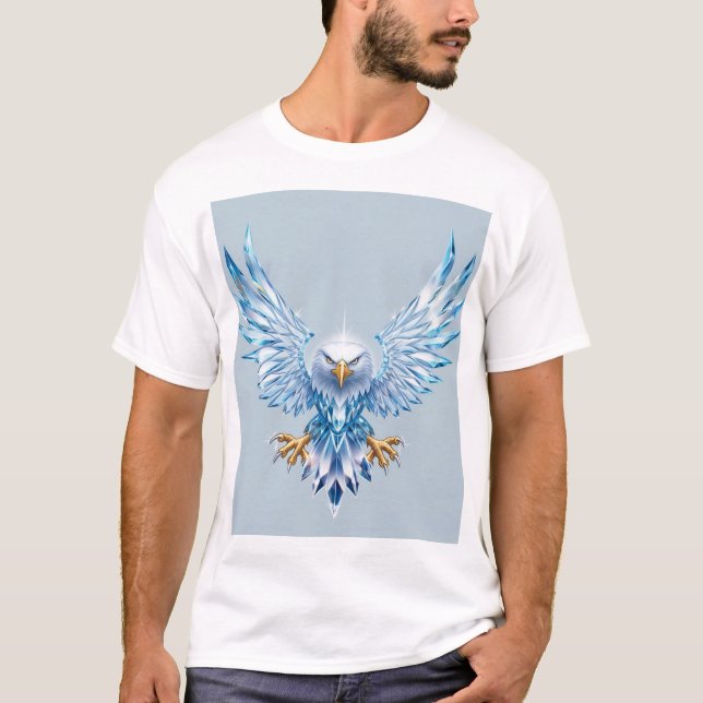 Crystal Eagle: Frihets- och ambitionssymbol T Shirt (Framsida)