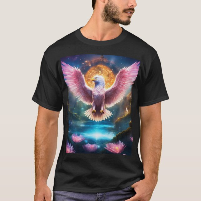 Crystal Eagle Icon - Freedom & Ambition t-shirt de (Framsida)