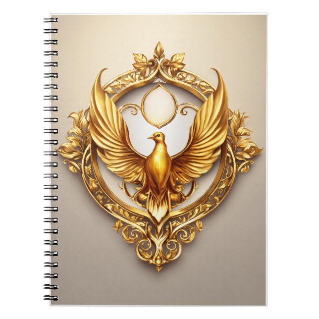 Crystal Eagle: Icon of Freedom and Ambition Anteckningsbok (Framsidan)