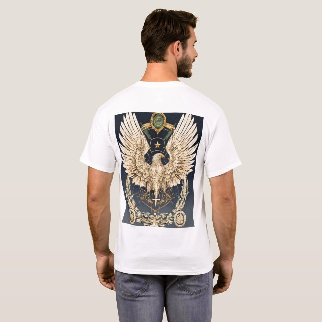 Crystal Eagle Icon T-Shirt (Hel baksida)