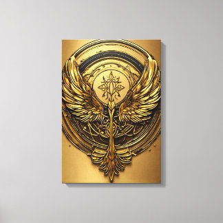 Crystal Eagle in Flight – A Mesmerizing Symbol of Canvastryck