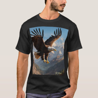 Crystal Eagle in Flight – Symbol of Independence & T Shirt