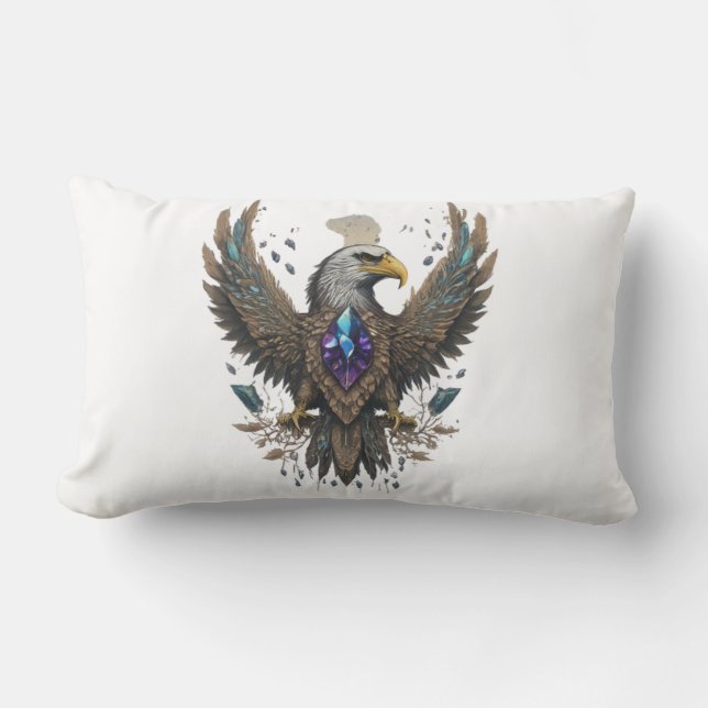Crystal Eagle Lumbar Pillow Lumbarkudde (Framsida)