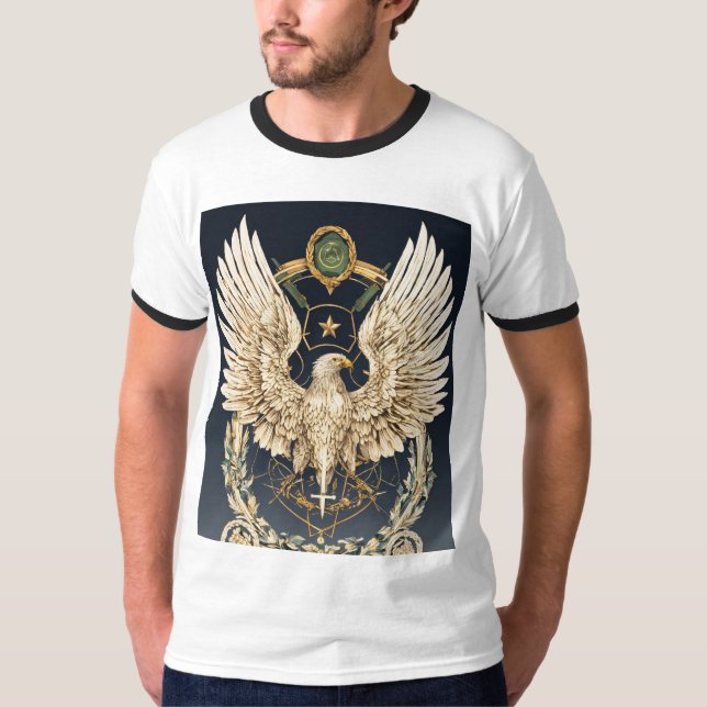 Crystal Eagle Majesty: Regal T-Shirt Collection (Framsida)