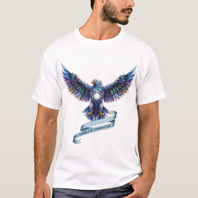 Crystal Eagle of Vision & Determination T-shirt (Framsida)