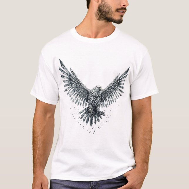 Crystal Eagle-omvandling T Shirt (Framsida)