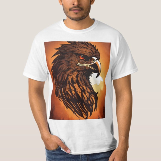 Crystal Eagle: Spirit of the Untamed Vild Unleash T Shirt (Framsida)