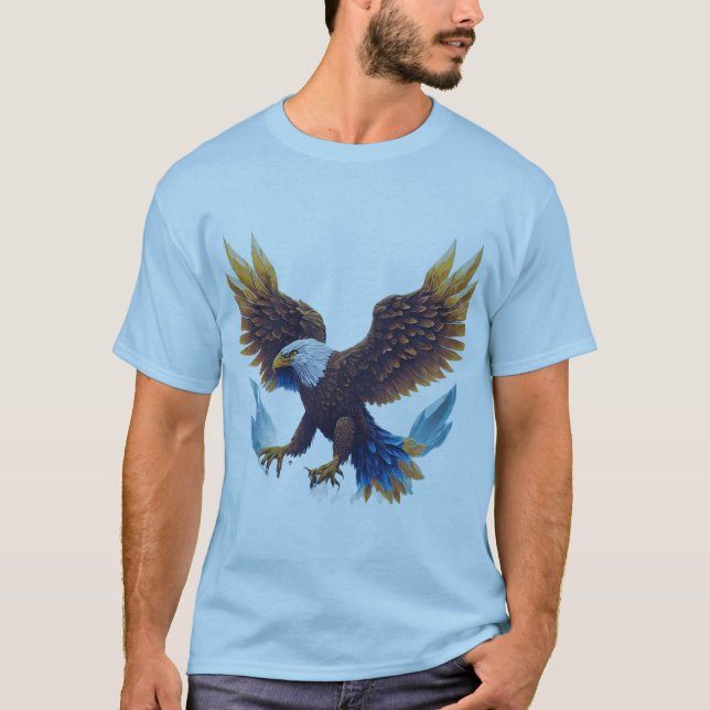 Crystal Eagle T Shirt (Framsida)