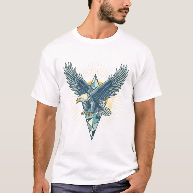 Crystal Eagle Transformation T-shirt (Framsida)