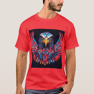 ’Crystal Eagle Triumph Tee’ T Shirt