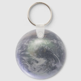 Crystal Earth Globe Keychain Nyckelring