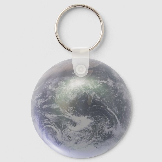 Crystal Earth Globe Keychain Nyckelring (Framsida)
