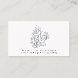 Crystal Energy Healing Hälsa Visitkort