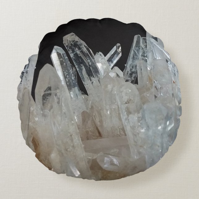 Crystal Energy Quartz Cluster Dekorativ kudde (Framsidan)