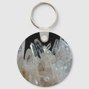 Crystal Energy Quartz-kluster Nyckelring