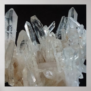 Crystal Energy Quartz-kluster Poster