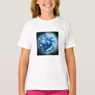 Crystal Fantasy Fox Unga Flickor T-Shirt