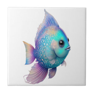 Crystal Färg Fish Kakelplatta