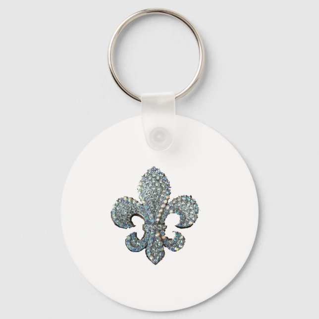 CRYSTAL FLEUR DE LIS NYCKELRING (Framsida)