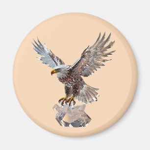 ’Crystal Flight Eagle’ Magnet