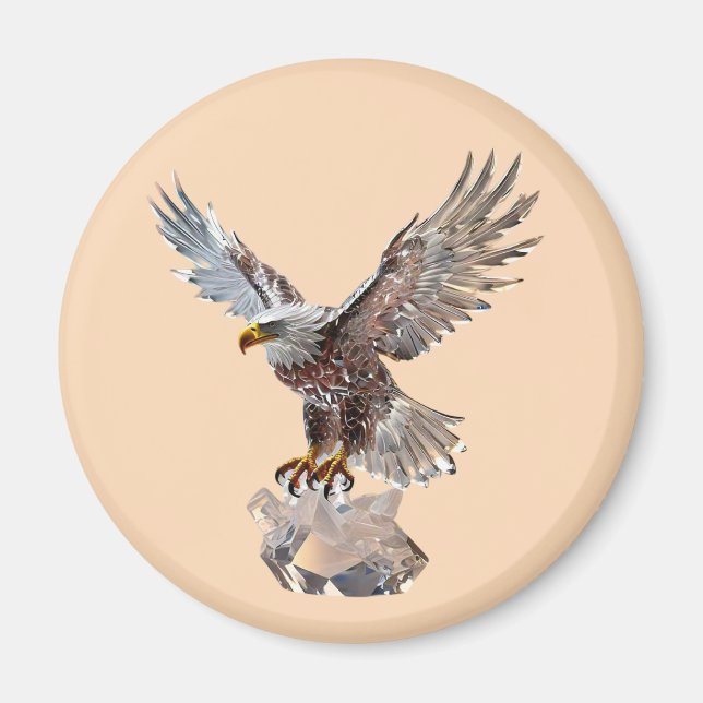 ’Crystal Flight Eagle’ Magnet (Framsidan)