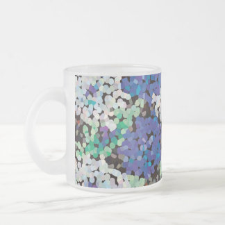 Crystal Floral Blooms Frostad Glasmugg