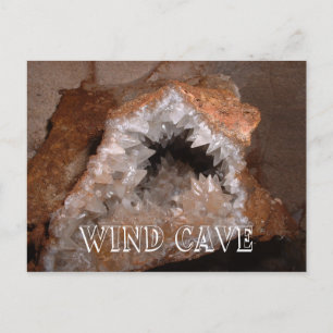 Crystal Forformation, Vind Cave National Park, SD Vykort